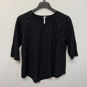 Lulu-B Women 3/4 Sleeve Blouse Top Shirt Size Large D061 -4